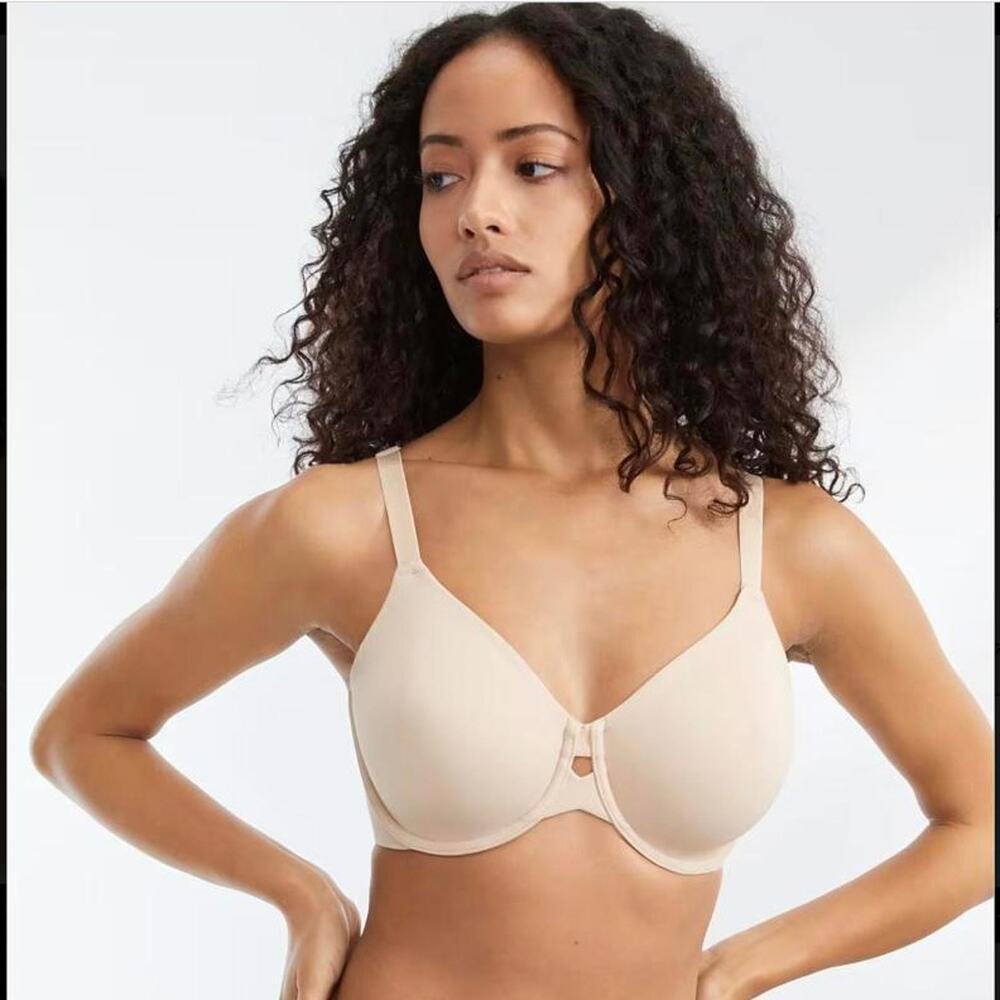 Wacoal Superbly Smooth Underwire Bra sz 44DDD tan nude underwire bra $74 WL163